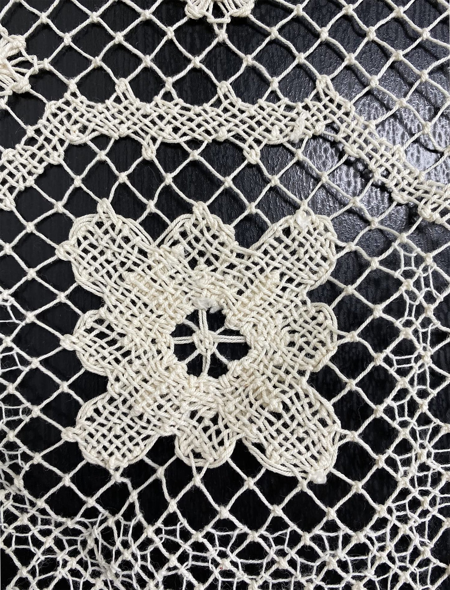Fennco Styles Handmade All-Over Tuscany Lace Tablecloth