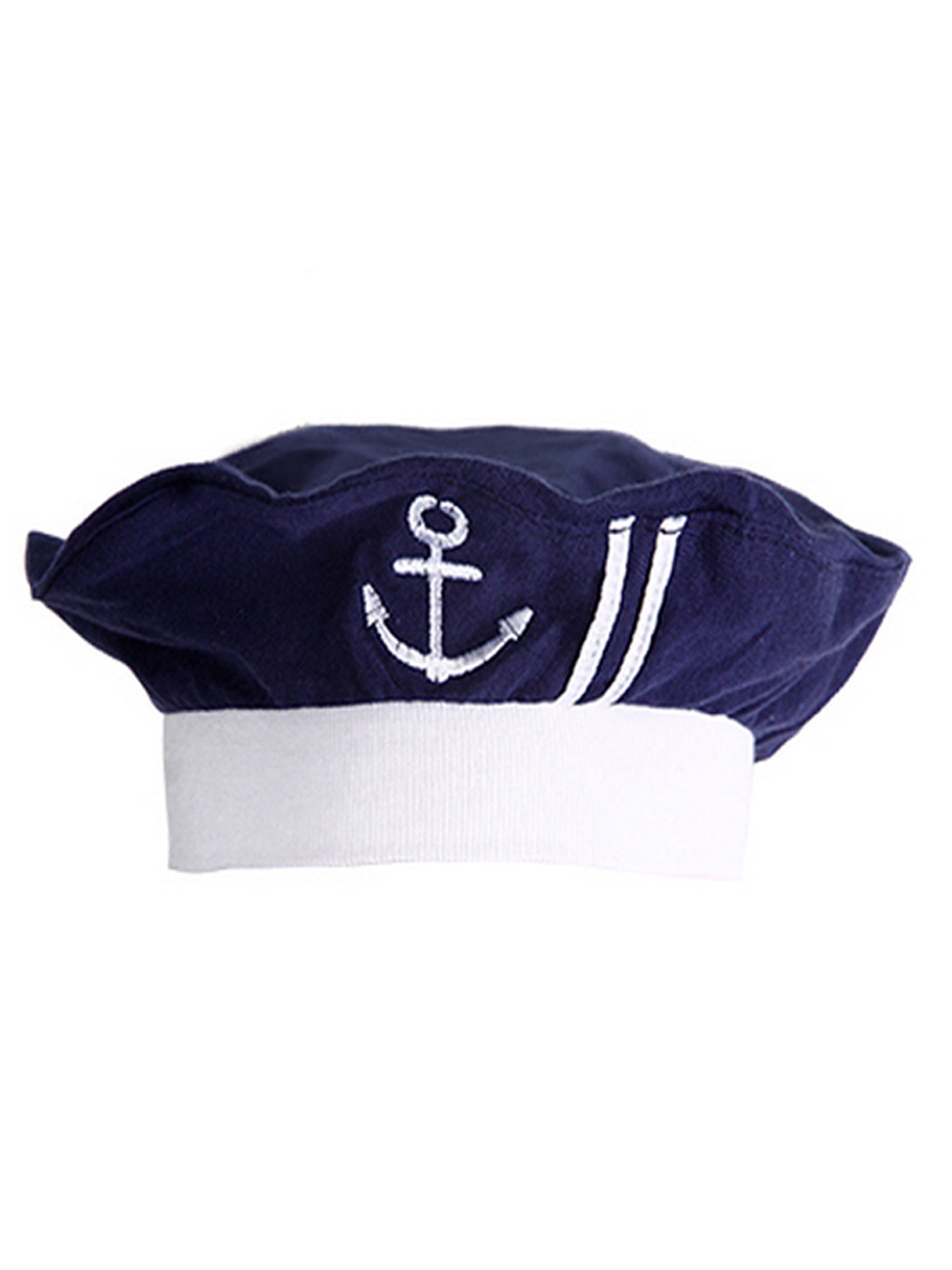 Little Sailor Long Sleeve Baby Romper with Necktie and Hat